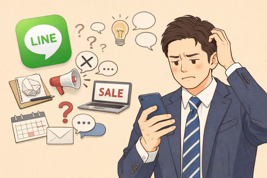 教えて嵐さん！LINE配信が続かない本当の理由｜ネタ切れより先に見直すべき“設計”の話