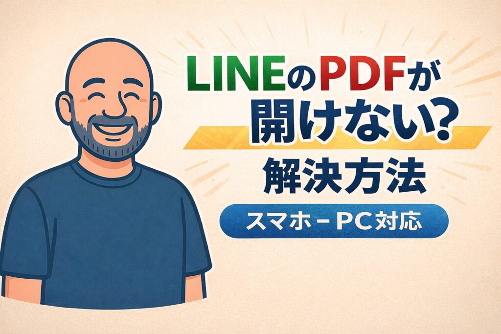 教えて嵐さん！LINEでPDFが開けない原因と解決方法
